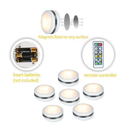 Remote-Control LED Night Light — European Style
