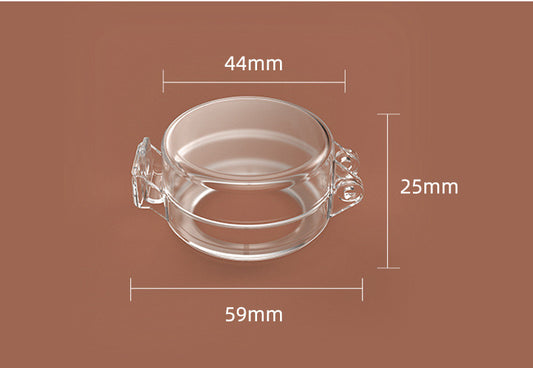 transparent plastic container dimensions 44mm height 59mm width 25mm electronic door lock protective cover