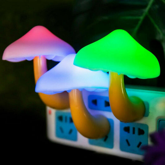 Mushroom LED Motion Sensor Night Light