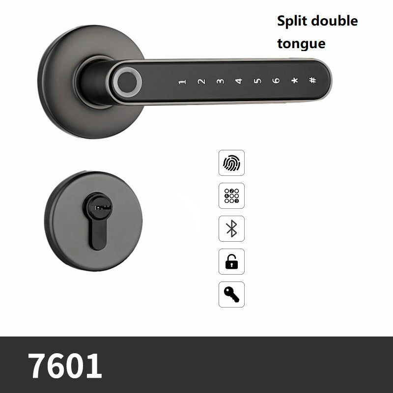 AC-Powered Round Fingerprint Door Lock