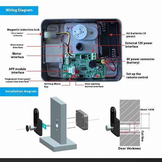 Outdoor Fingerprint Door Lock