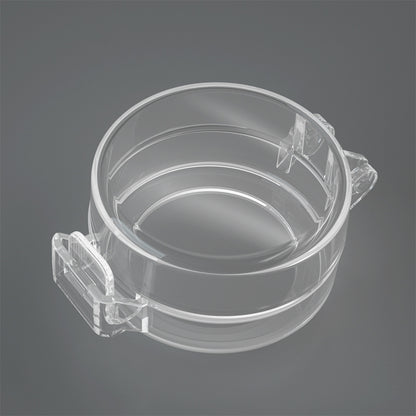 Clear plastic protective cover for electronic door lock, child-proof design for added safety.
