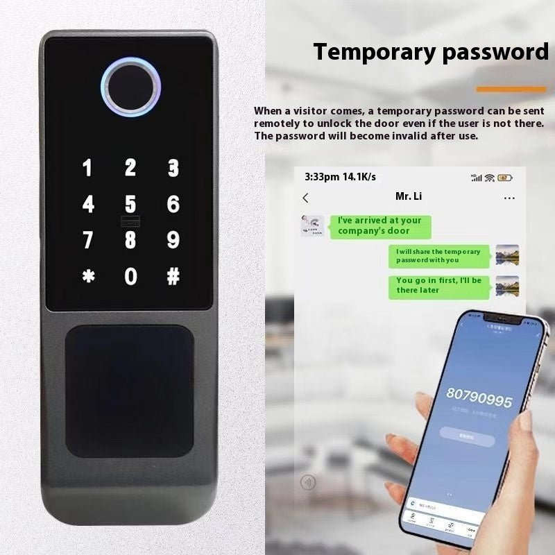 Exterior Smart Fingerprint Door Lock