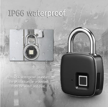 Outdoor Waterproof Fingerprint Padlock