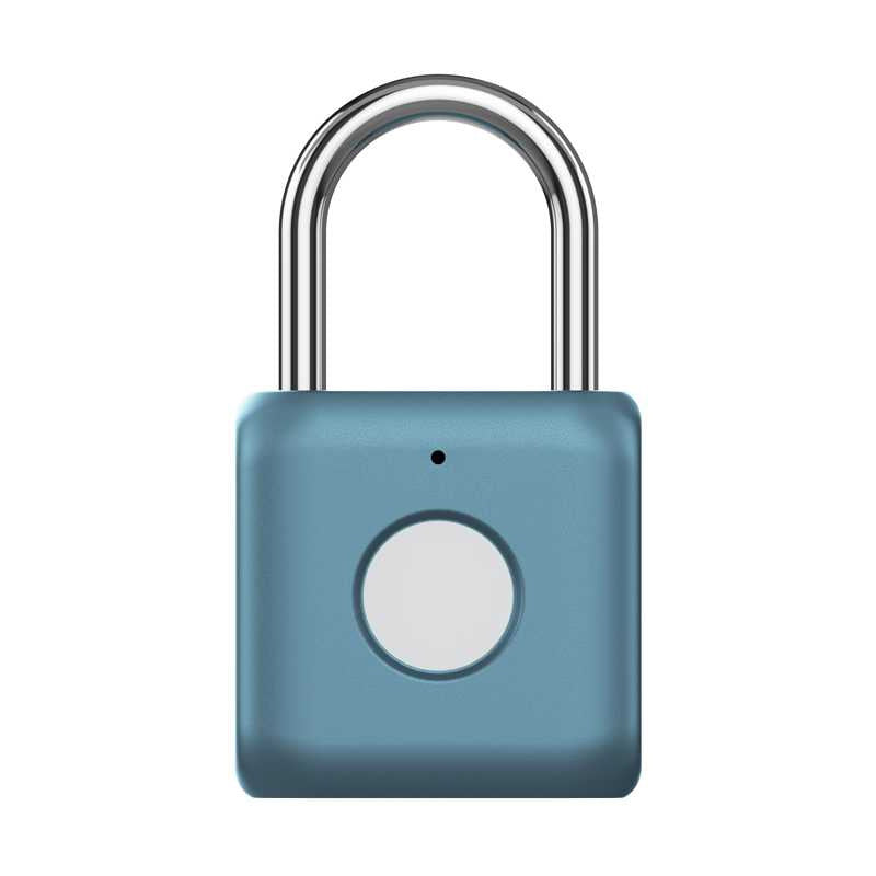 Compact Fingerprint Padlock — 360° Scanning