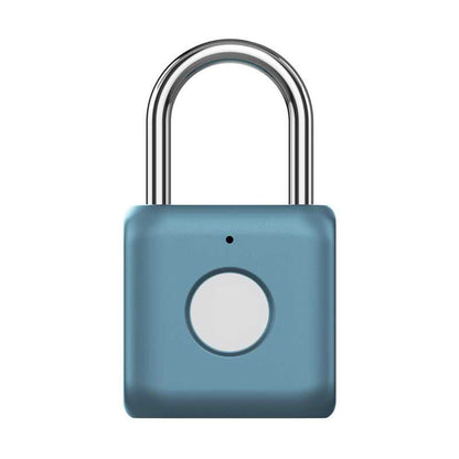 Compact Fingerprint Padlock — 360° Scanning
