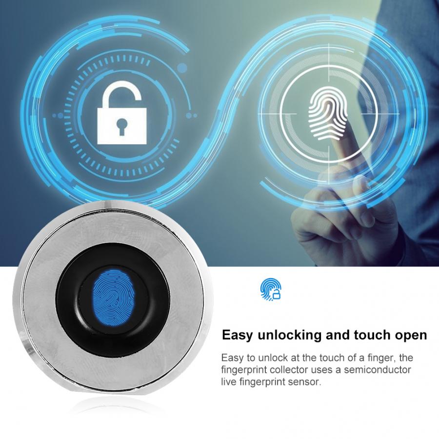Stainless Steel Fingerprint Drawer Lock