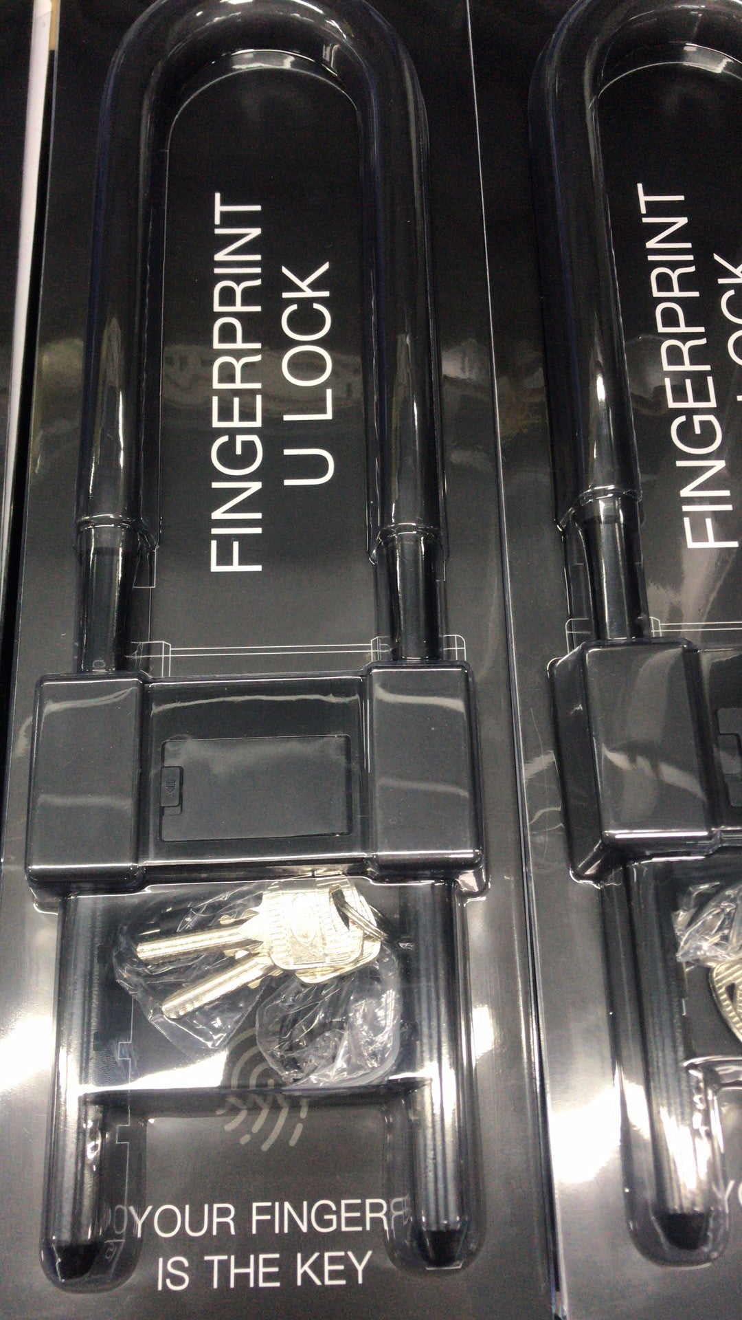 Fingerprint Bike U-Lock — Waterproof
