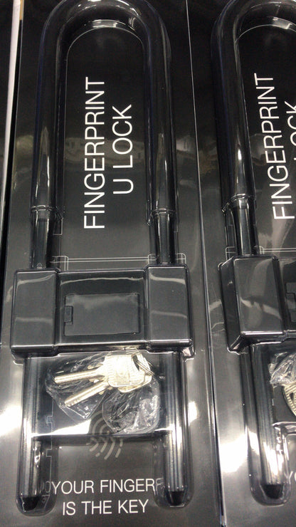 Fingerprint Bike U-Lock — Waterproof