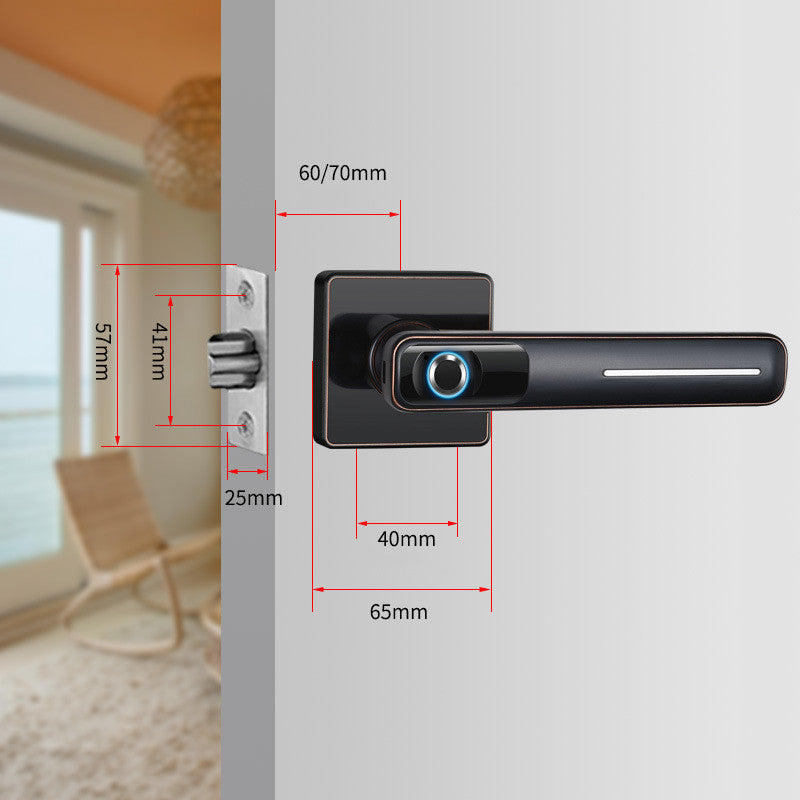 Smart Fingerprint Lever Door Lock