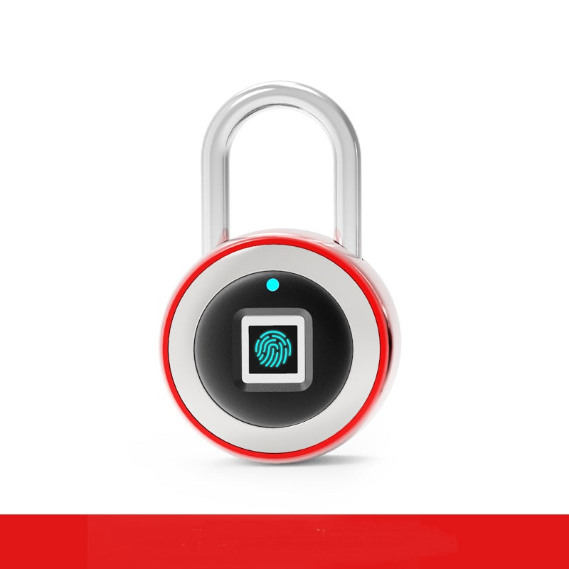 Fingerprint Padlock — Silver