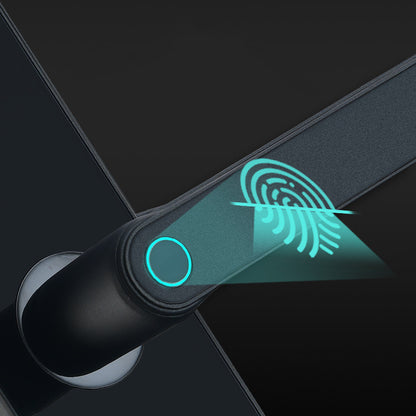 Surveillance camera door lock with anti-theft smart security