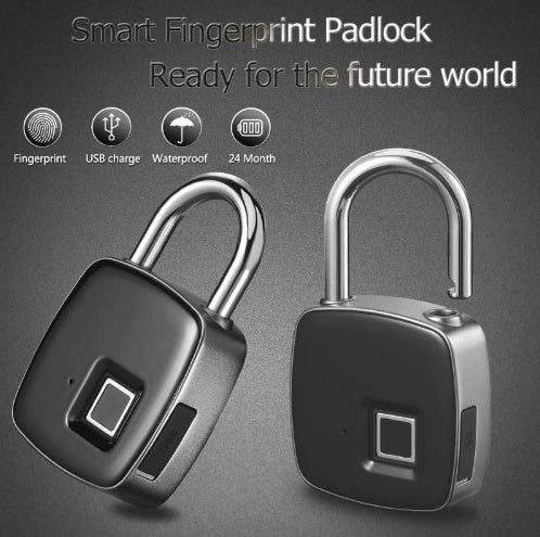 Outdoor Waterproof Fingerprint Padlock
