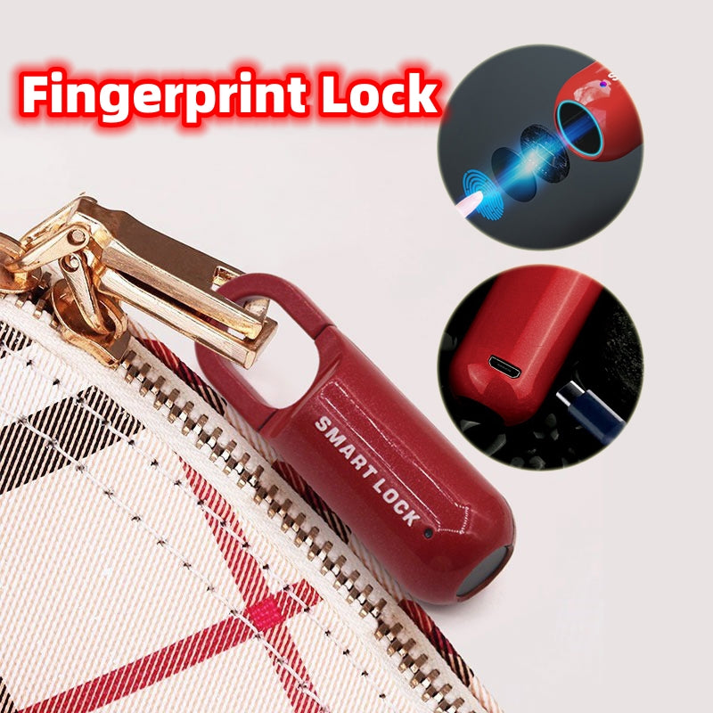 USB Rechargeable Fingerprint Padlock