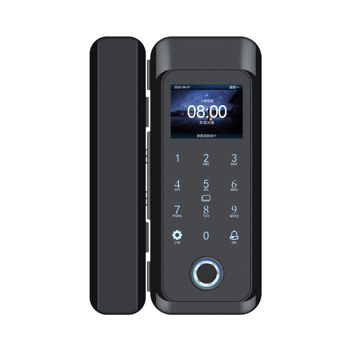 Smart Glass Door Access Lock