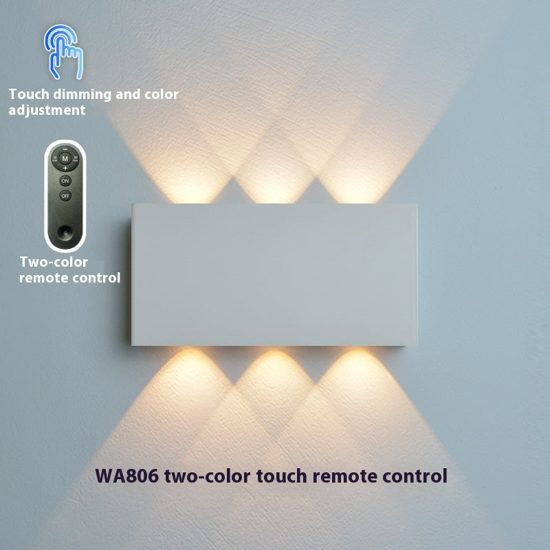 Led Charging Magnetic Suction Wall Lamp Touch Dimming With Remote Control