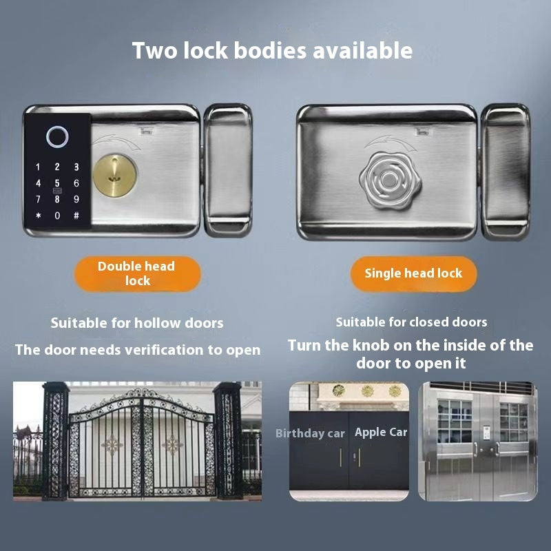 Exterior Smart Fingerprint Door Lock