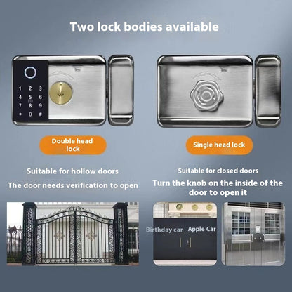 Exterior Smart Fingerprint Door Lock