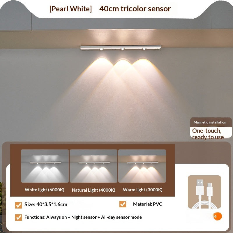 Smart LED Motion-sensor Light Strip For Cabinets