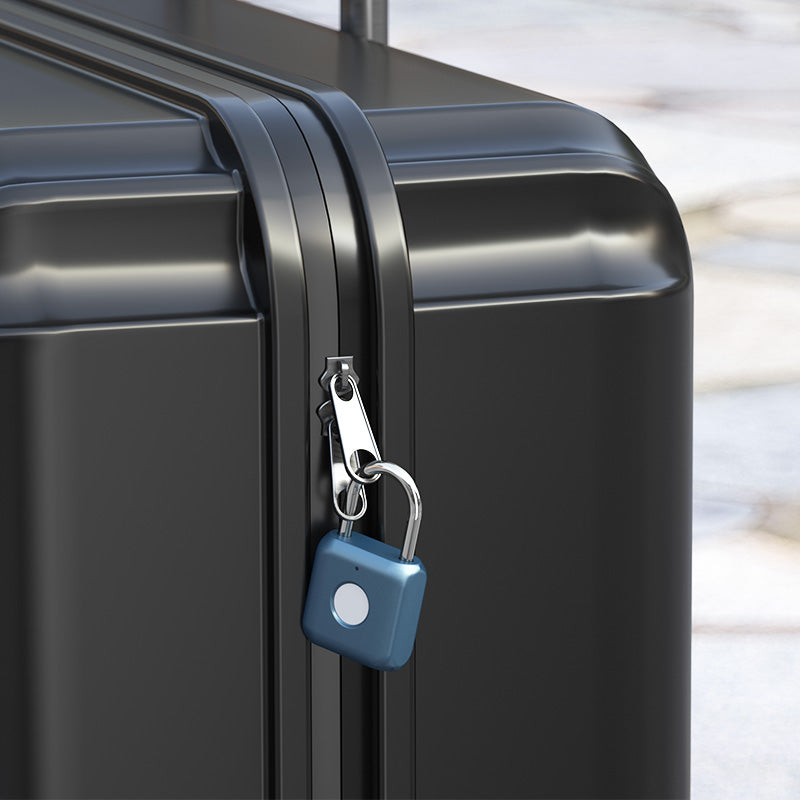 Compact Fingerprint Padlock — 360° Scanning