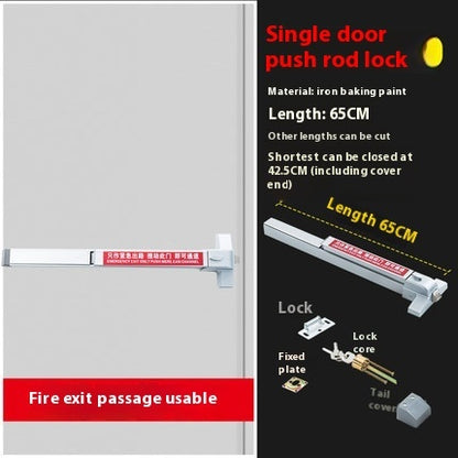 Stainless steel fireproof door lock for home and office doors