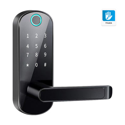 Zinc Alloy Fingerprint Door Lock — Left/Right Handle