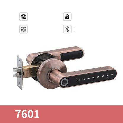 AC-Powered Round Fingerprint Door Lock