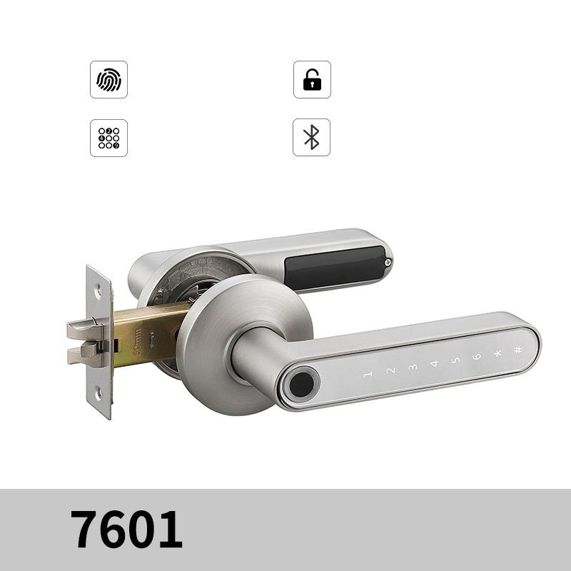 AC-Powered Round Fingerprint Door Lock