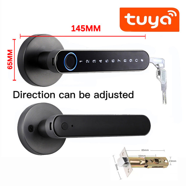 Fingerprint Door Lock — 200-Print Storage