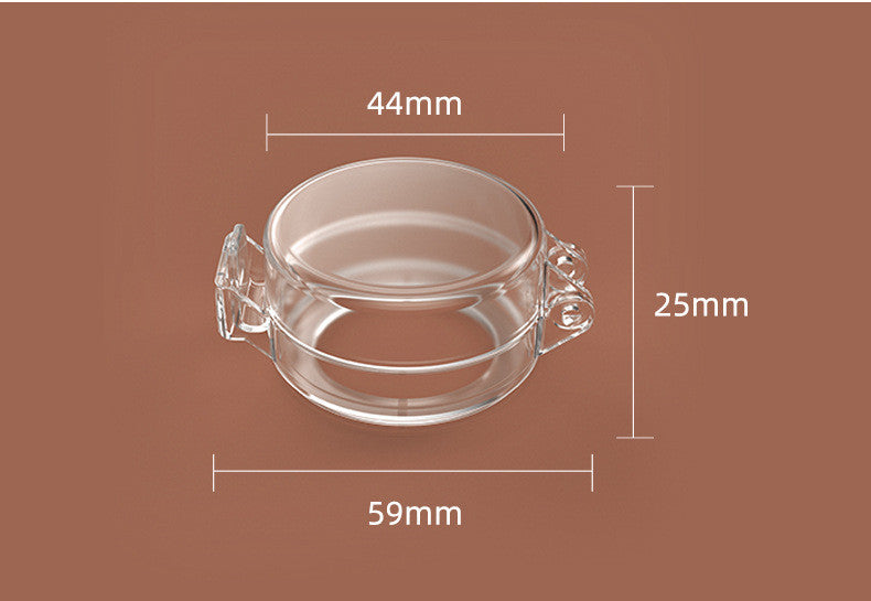 transparent plastic container dimensions 44mm height 59mm width 25mm electronic door lock protective cover