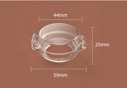transparent plastic container dimensions 44mm height 59mm width 25mm electronic door lock protective cover