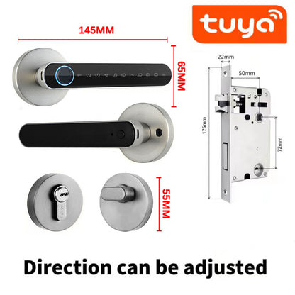 Fingerprint Door Lock — 200-Print Storage