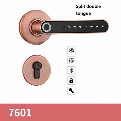 AC-Powered Round Fingerprint Door Lock