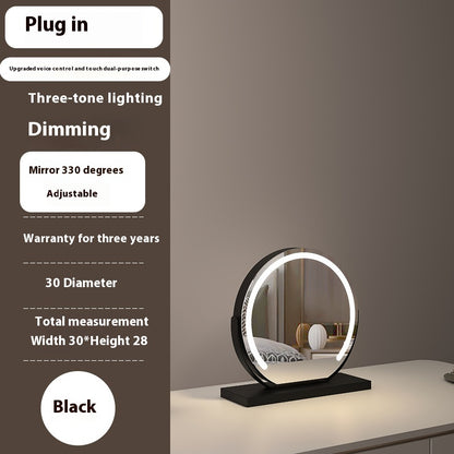 Touch-Control LED Makeup Mirror