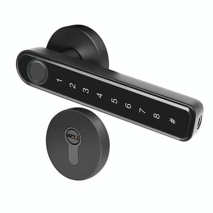 Fingerprint door lock gourd handle smart indoor security lock