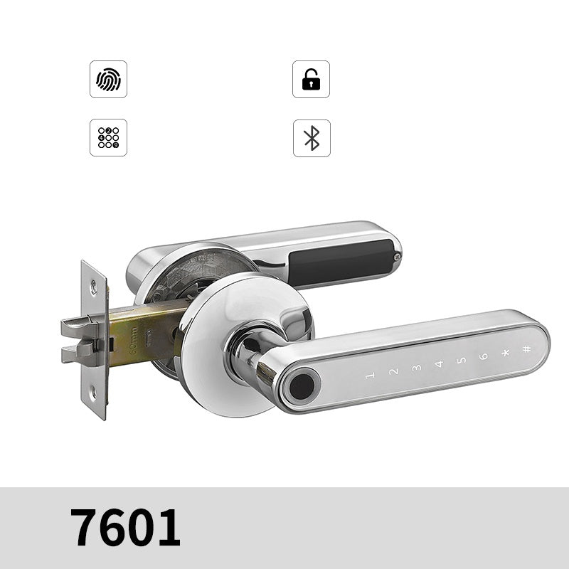 AC-Powered Round Fingerprint Door Lock