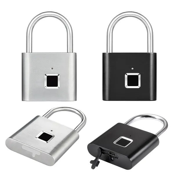Anti-Theft Fingerprint Padlock — Zinc Alloy