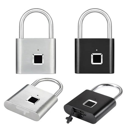 Anti-Theft Fingerprint Padlock — Zinc Alloy