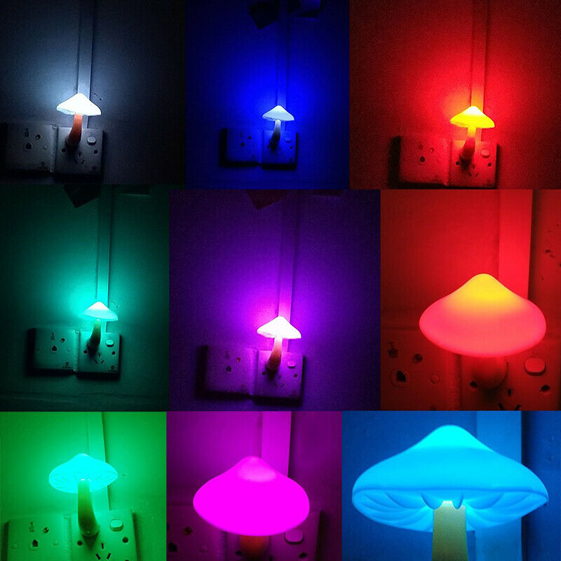 Mushroom LED Motion Sensor Night Light