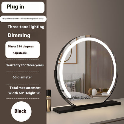Touch-Control LED Makeup Mirror