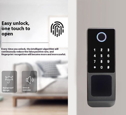 Exterior Smart Fingerprint Door Lock