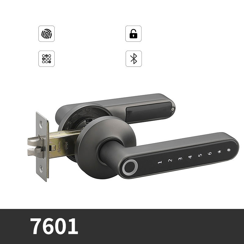 AC-Powered Round Fingerprint Door Lock
