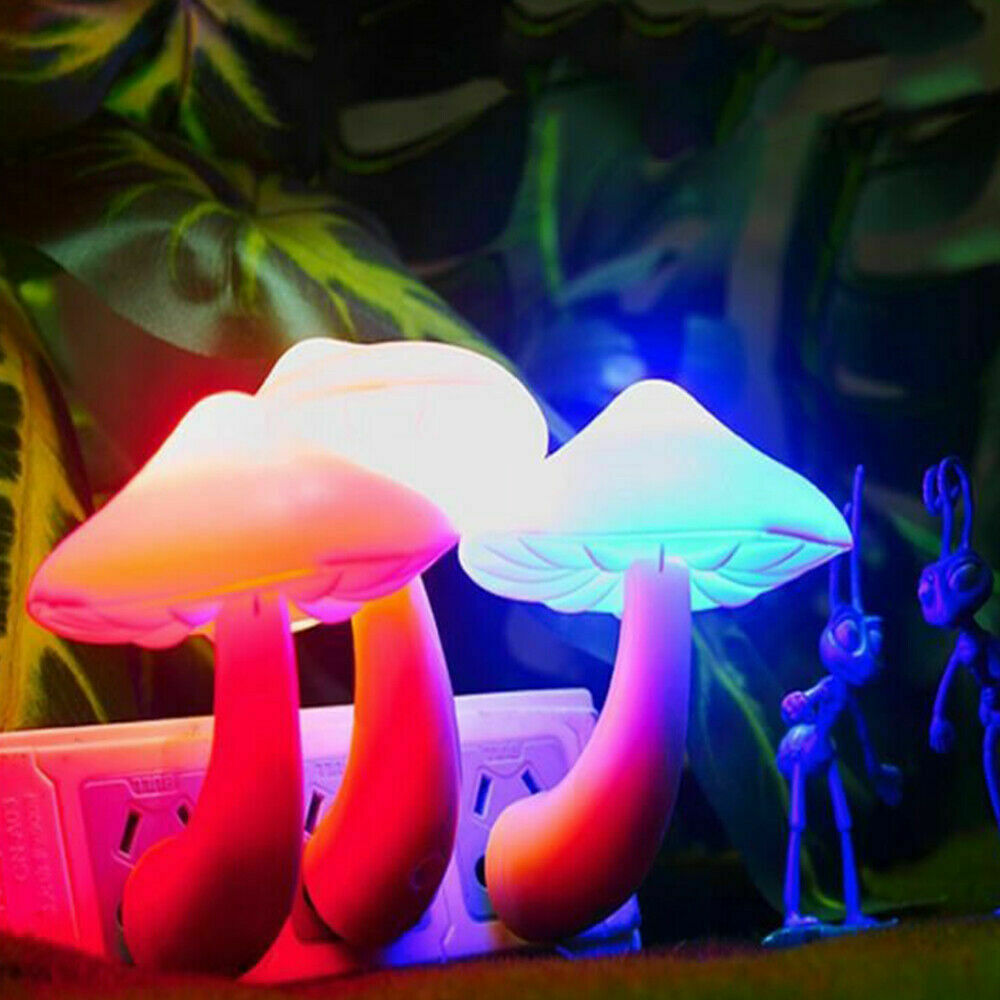 Mushroom LED Motion Sensor Night Light