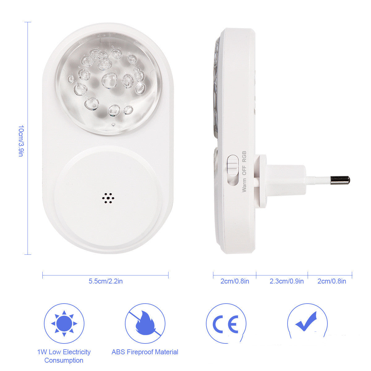 Smart Color-Changing LED Night Light