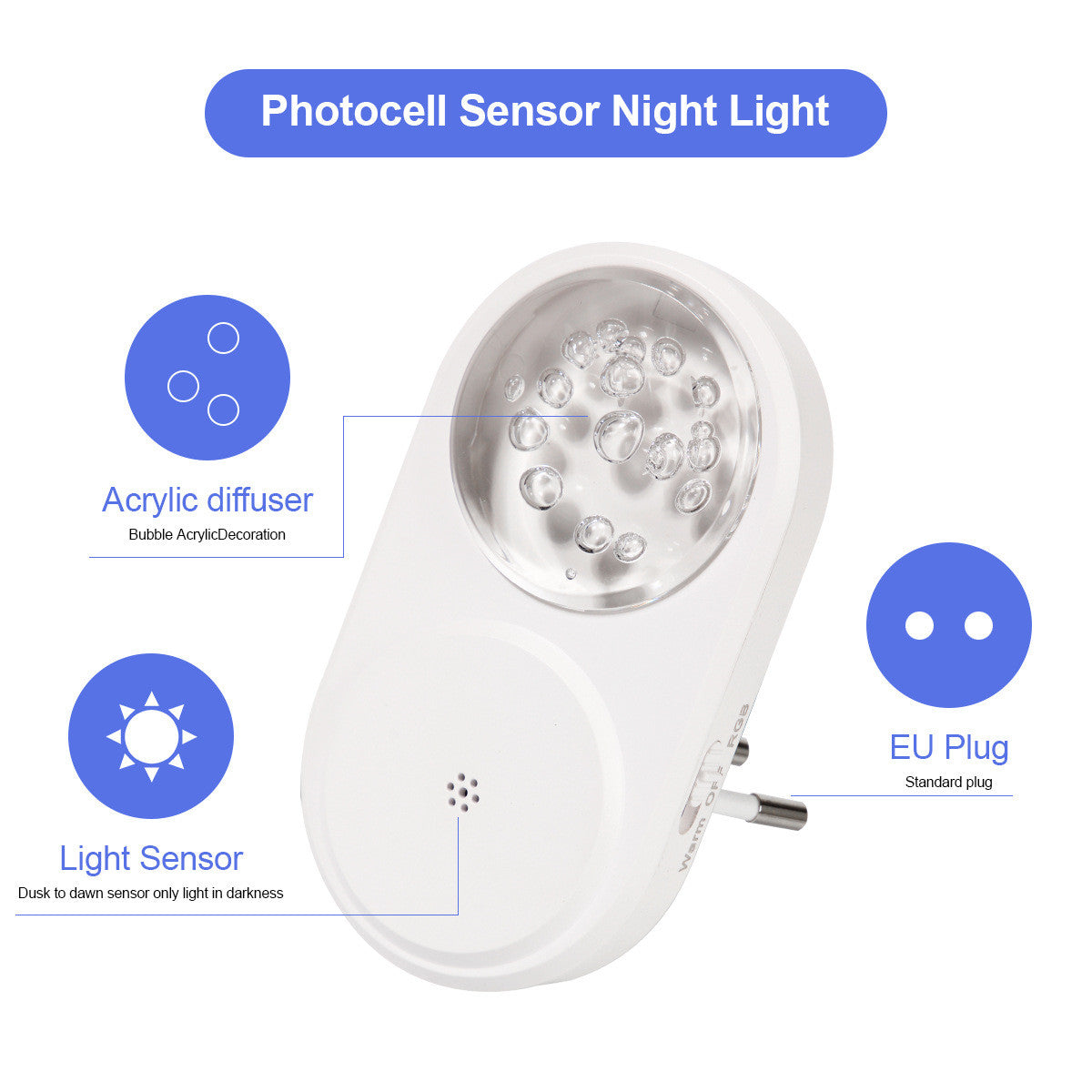Smart Color-Changing LED Night Light