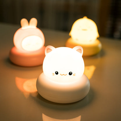 Tap-Touch Bedside Night Light — Bunny Design
